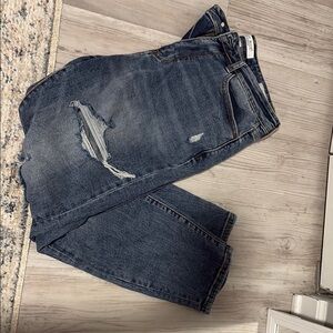 Judy Blue Women's Straight Leg Dark Blue Jeans